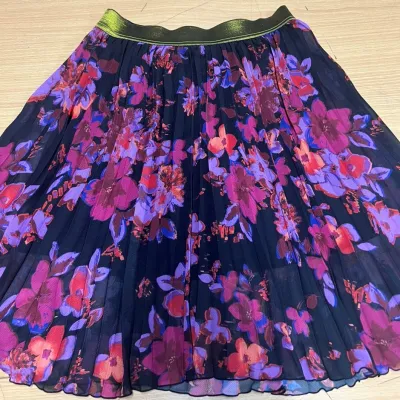 Chân Váy Xếp Ly Họa Tiết CV-S99