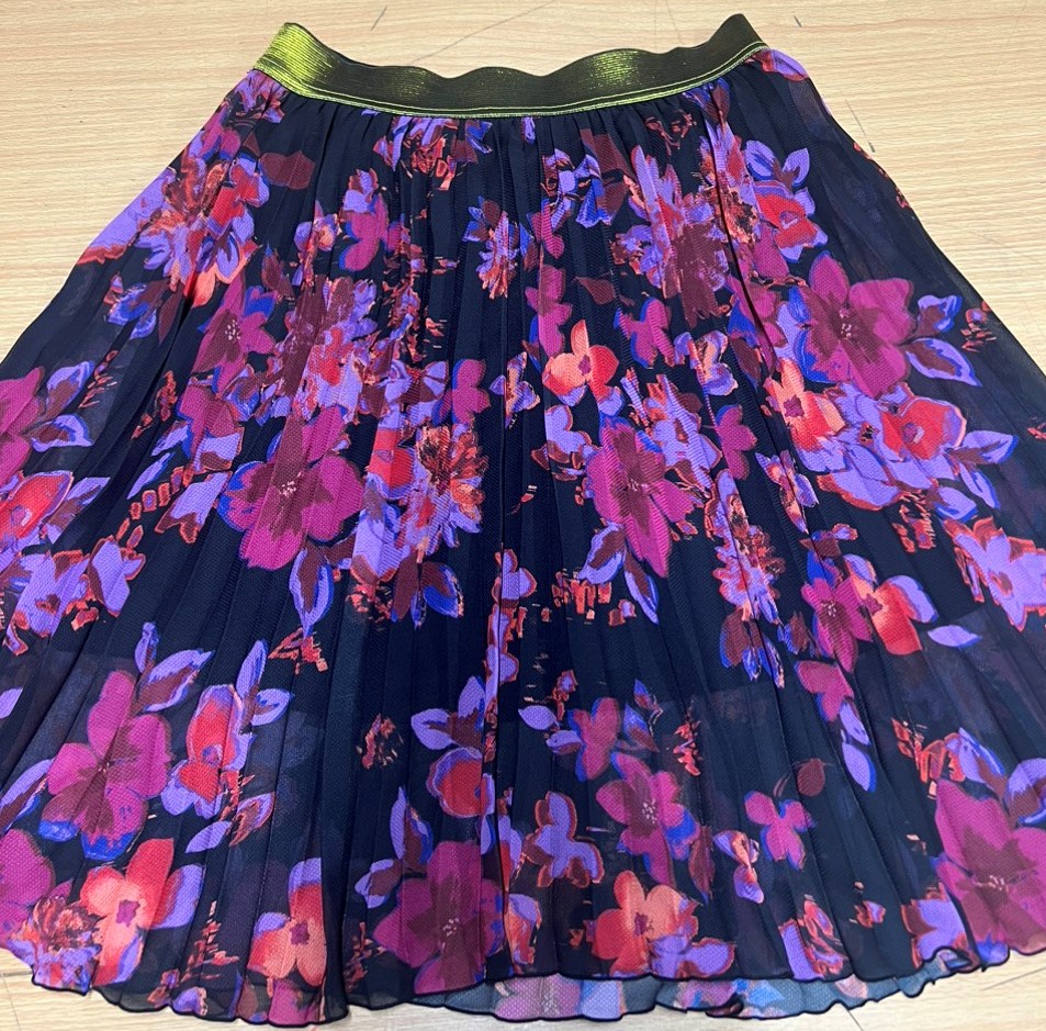 Chân Váy Xếp Ly Họa Tiết CV-S99